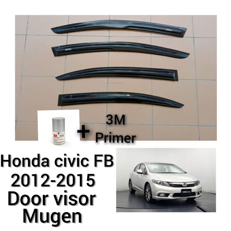 Honda Civic FB 20122015 Door Visor Air Press Window Mugen Style
