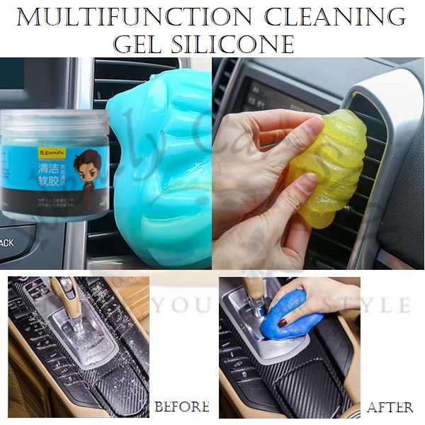 Ideally Magic Cleaning Gel Putty Car Keyboard Console Laptop Super Cleaner Dust 160g 70g