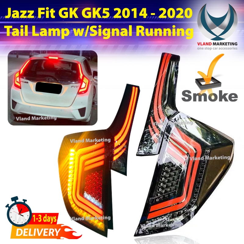 Honda Jazz Fit GK GK5 2014 2020 Dynamic Tail Lamp With Signal Running
