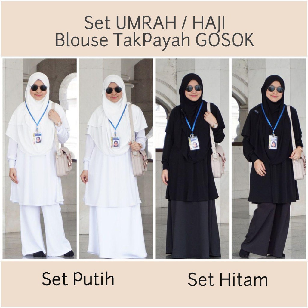 SET UMRAH/HAJI Takpayah Gosok