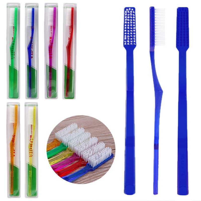 6x Nano Dental Care Premium Hard Toothbrush Bristle Tooth Brush Set For
