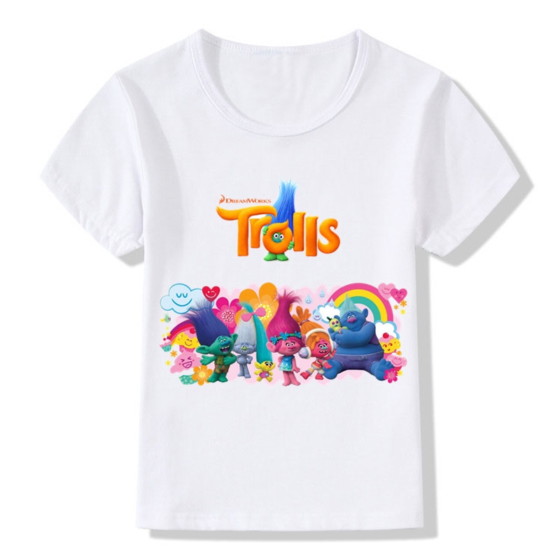 Trolls Poppy Magic Cartoon Pattern Funny Children T shirt Kids Cute Clothes  Baby Boys/Girls Summer Short Sleeve T-shirt | Shopee Malaysia