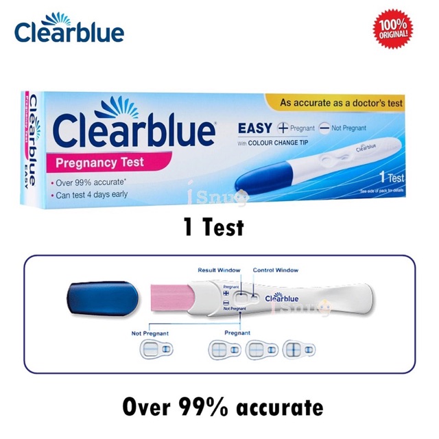 Clearblue Easy Pregnancy Test Kit (1 Unit) | Shopee Malaysia