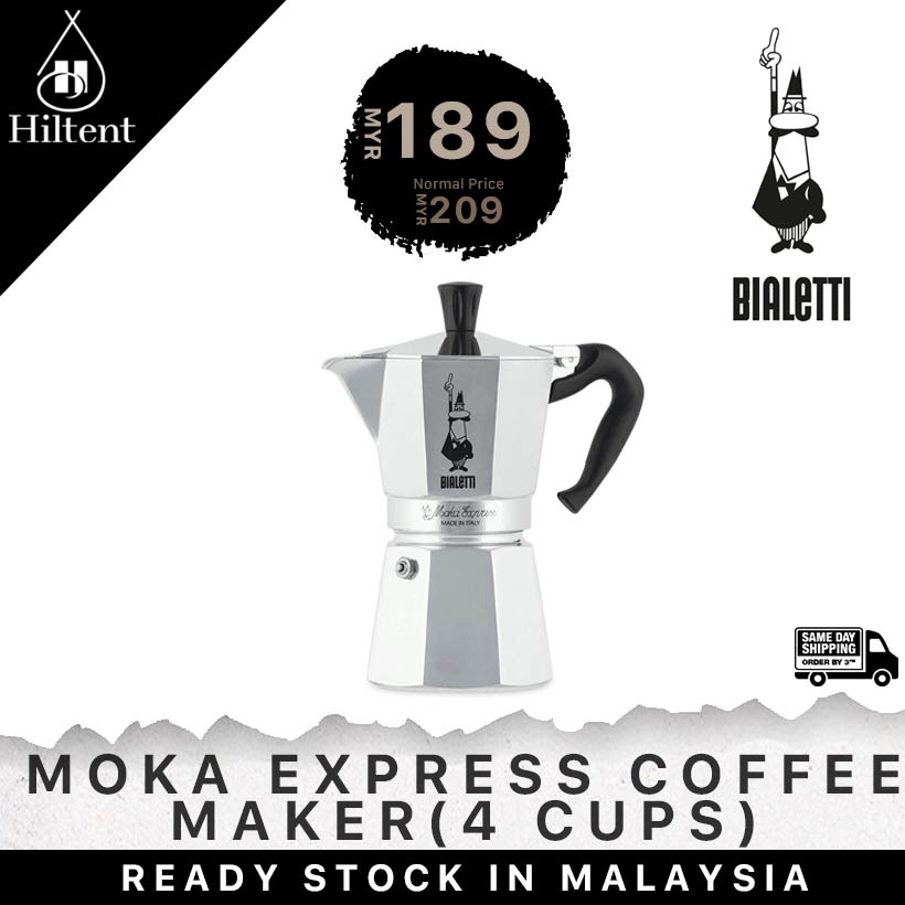 Bialetti Stovetop Mocha Express Espresso Moka Pot | Shopee Malaysia