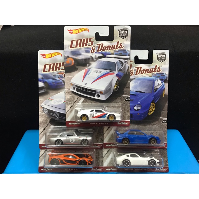 Hot Wheels Car Culture Cars & Donuts Set (Cards not mint) | Shopee Malaysia