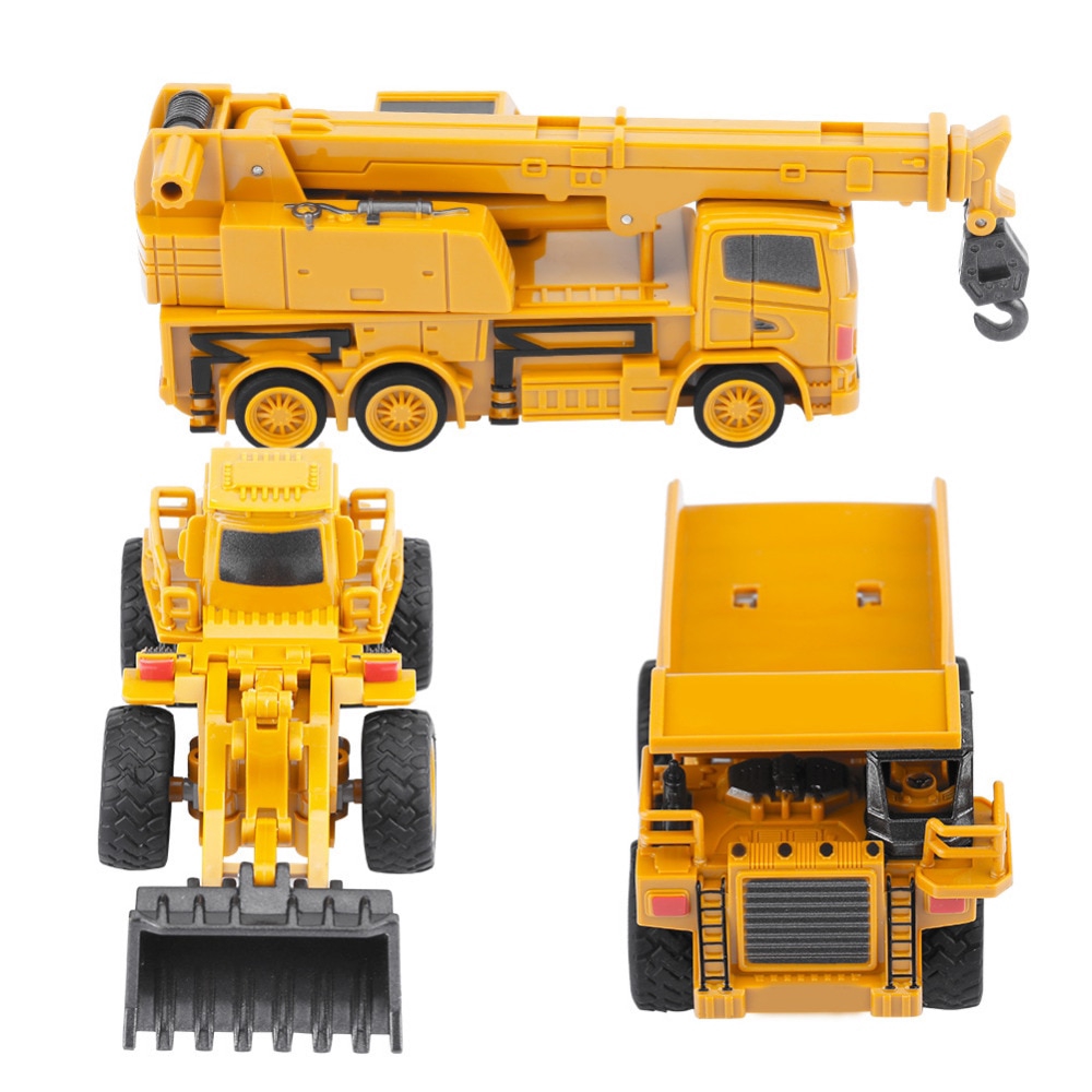 remote control dump truck and excavator