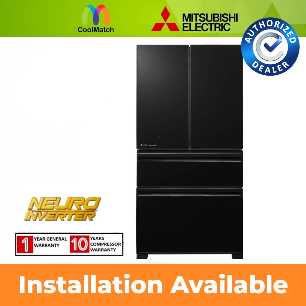 Mitsubishi Fridge MRLX68EM (GBK) LX Grande French door 630L