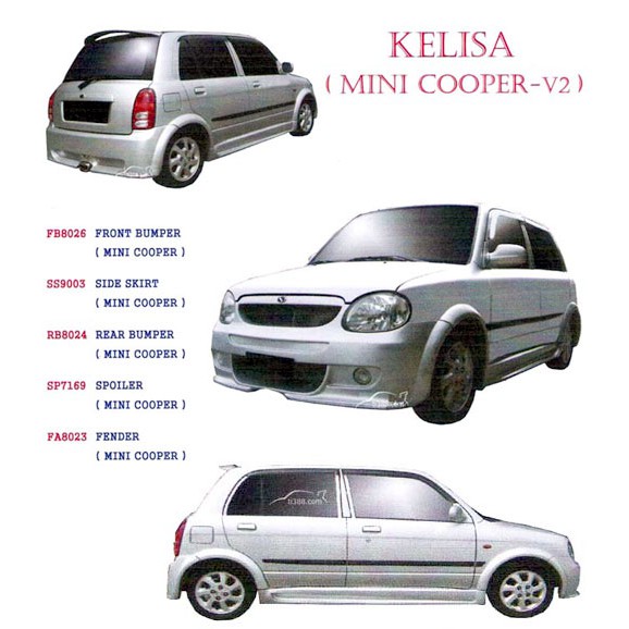 kelisa mini cooper body kit