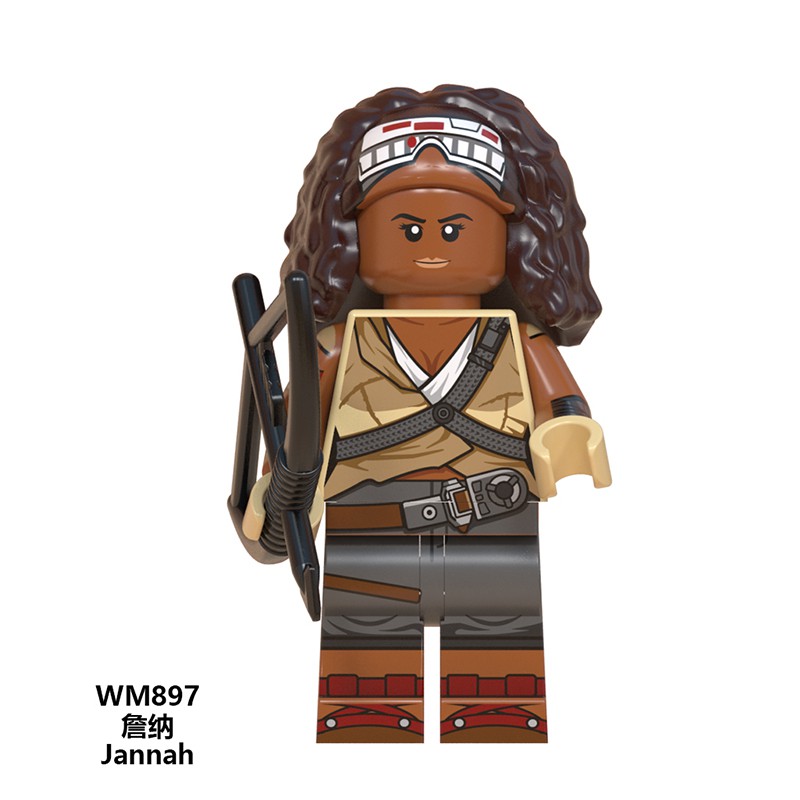 Jannah Custom Minifiguren MOC Lego Toy Star Wars Rise of Skywalker WM897