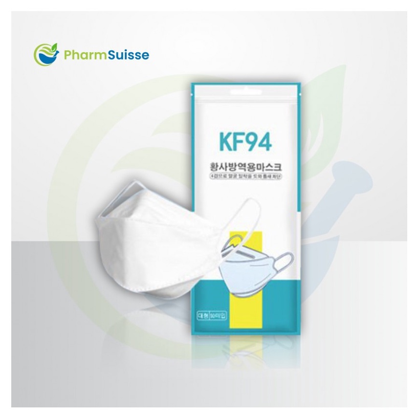 Korean KF94 Face Mask 10pcs/pack (White/Black/Grey/Pink/Green/Purple