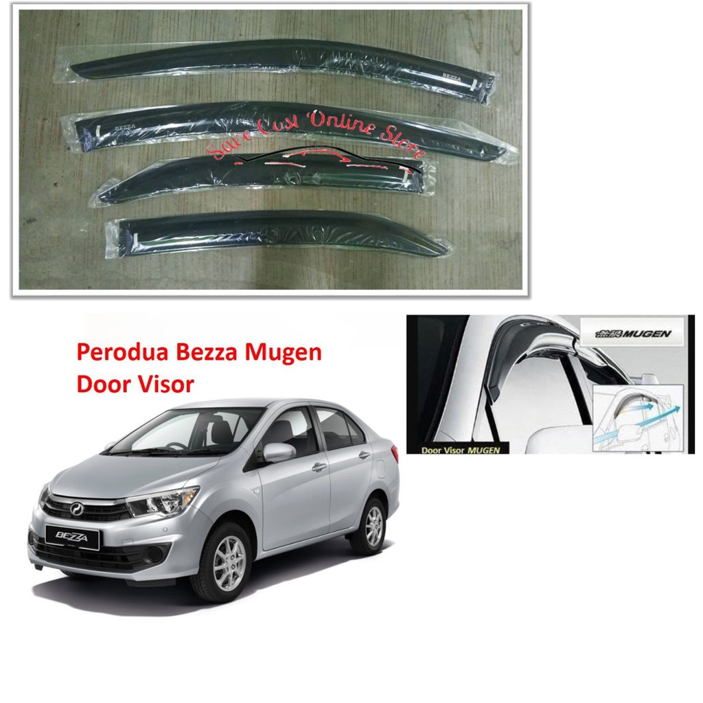 Perodua Bezza Mugen Door Visor 3 Inch 