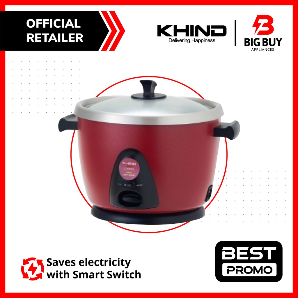 KHIND Anshin Smart Rice Cooker STAINLESS STEEL RICE COOKER/RC106/110