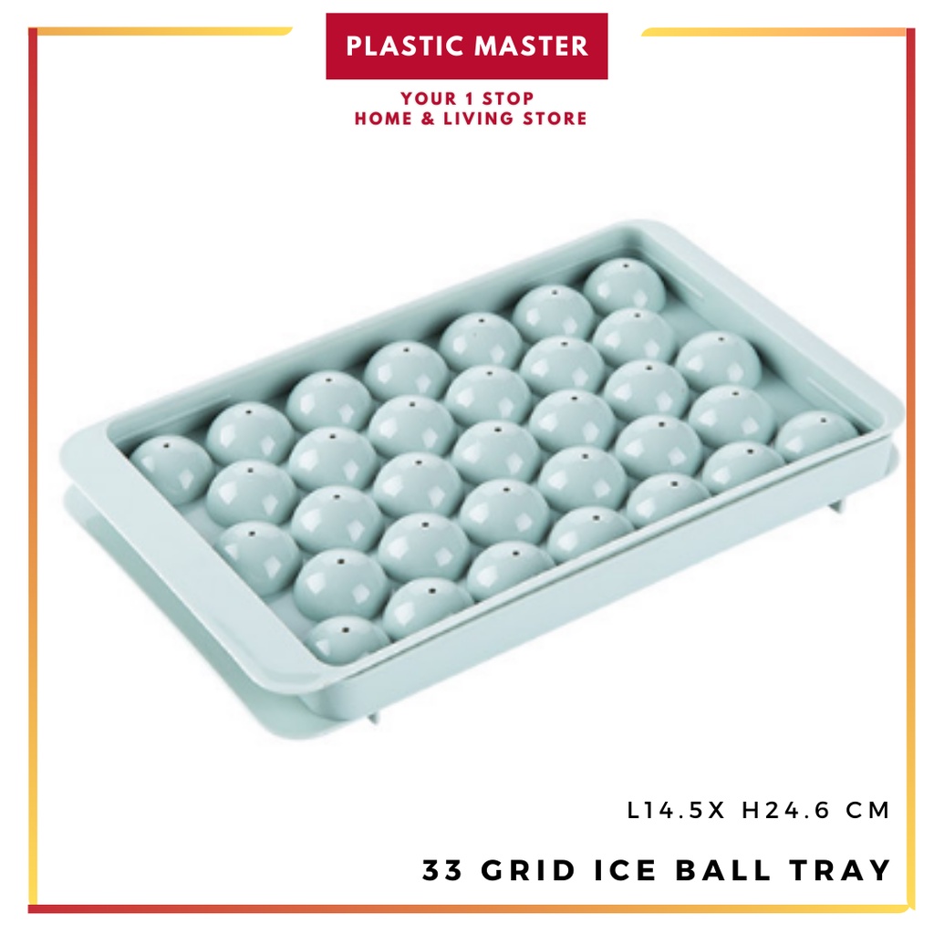 33 Grids Ball Ice Cube Tray Ice Cubes Frozen Food Grade Ice Tray Fruit Maker Bar Party Pudding Tool Household Home Use