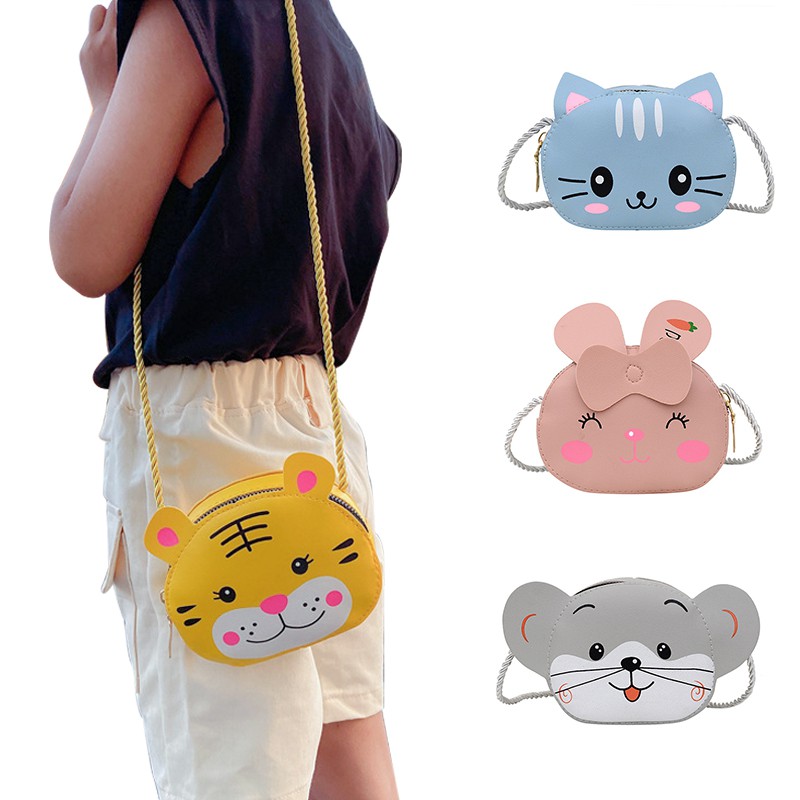 Lovely kids Bag Cute Cartoon Kids Shoulder bag Small Coin Purses Handbags  animals Shoulder bags Mini bag | Shopee Malaysia