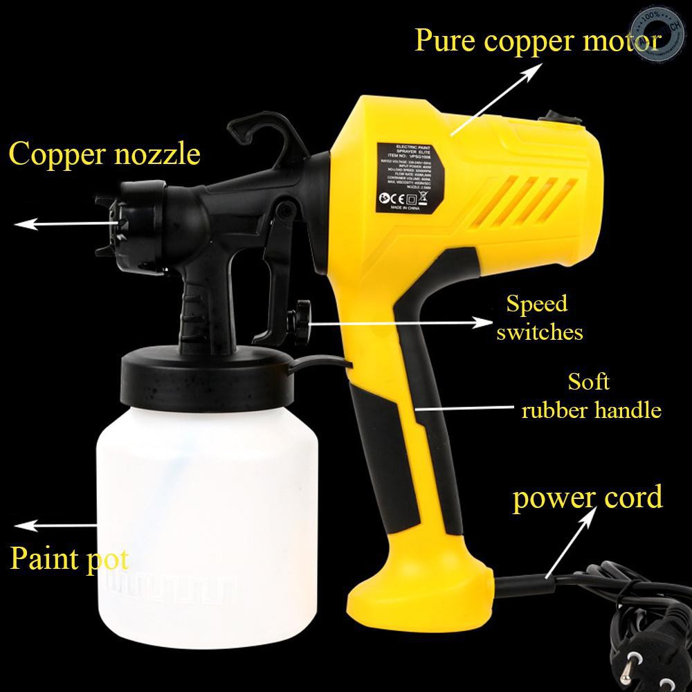 Removable HighVoltage Electric Spray Paint Gun Remove Formaldehyde