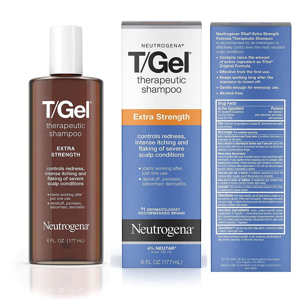 Neutrogena Scalp Build Up Control T Sal T Gel Extra Strength 2 In 1 Dandruff Shampoo Shopee Malaysia