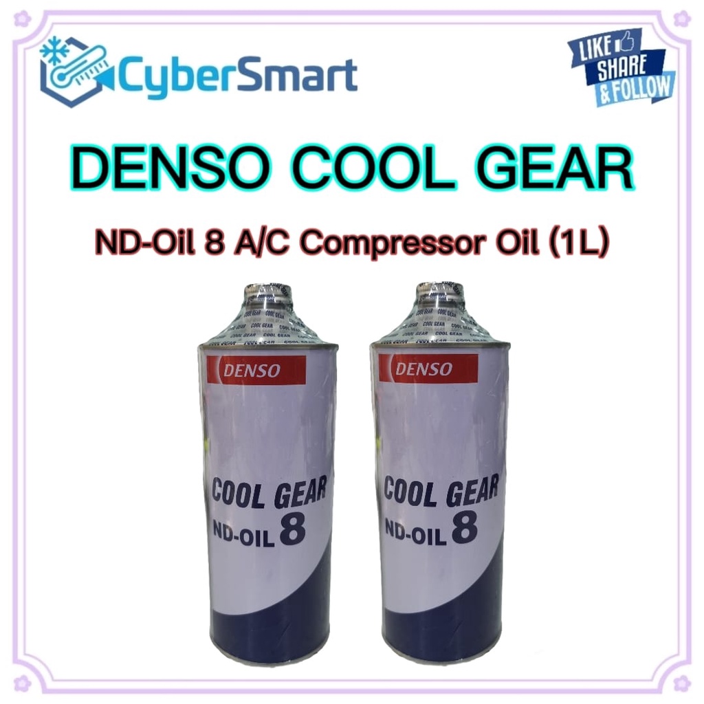 DENSO Cool Gear ND-Oil 8 Car Air Cond Compressor Oil (1Litre) | Shopee ...