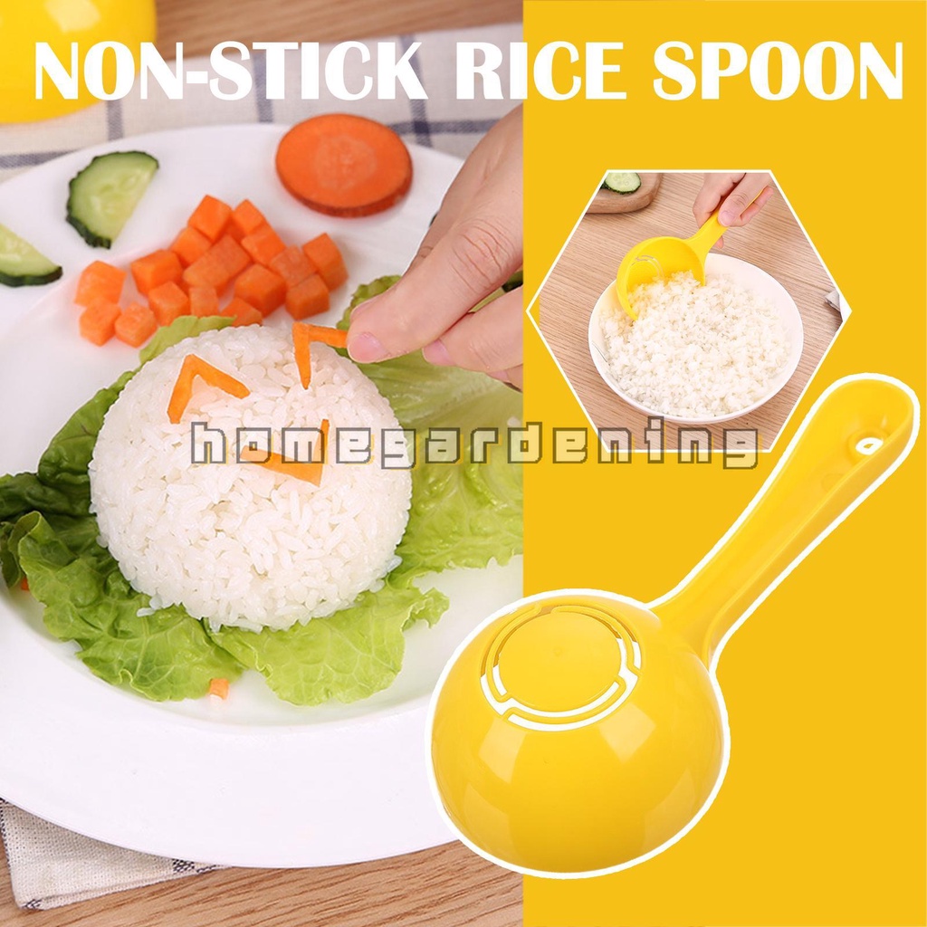 Rice Scoop Mold Non-stick DIY Sushi Mold Rice Ball Spoon Premium Half Round Rice Cooker Kitchen Accessories