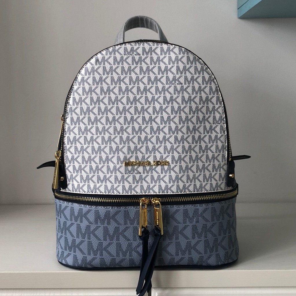 mk rhea mini logo backpack