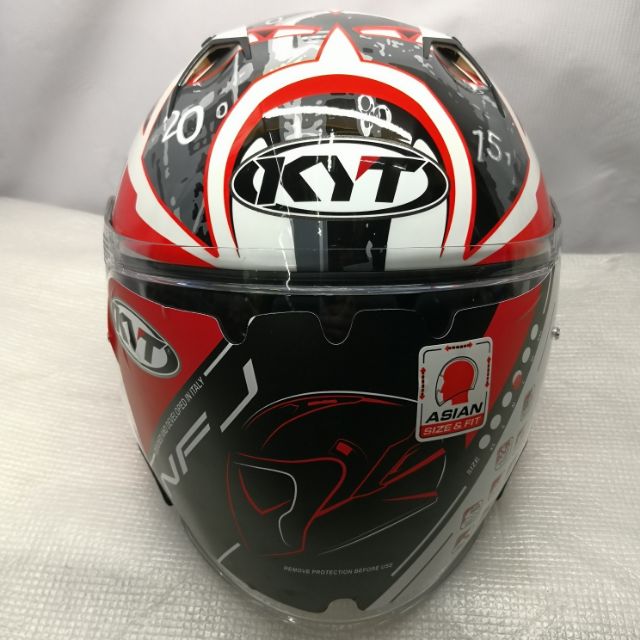 HELMET KYT NFJ DOUBLE VISOR FABIO QUARARO REPLICA | Shopee ...