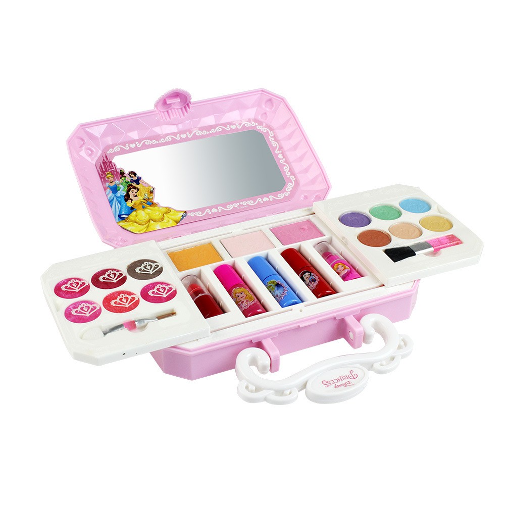 kiddie play pretend play kids vanity table and chair beauty play set with fashion & makeup accessories for girls