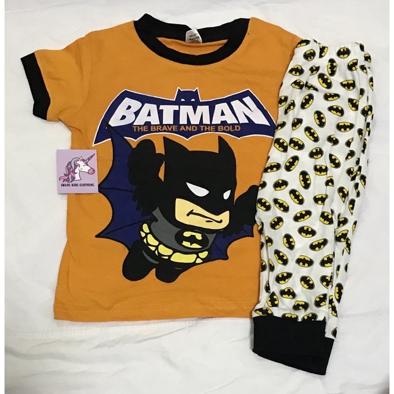 Batman pyjamas set (1y6y) Shopee Malaysia