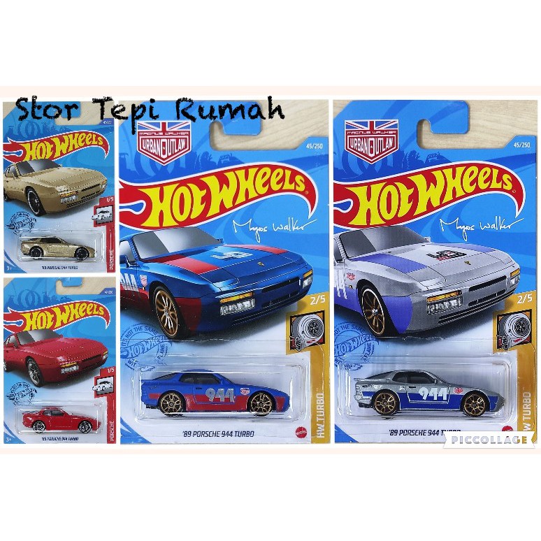 hot wheels 89 porsche 944 turbo