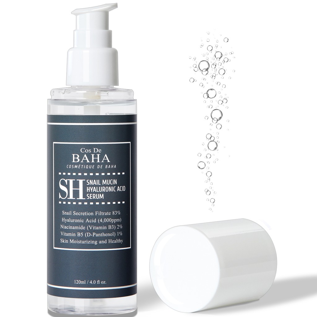 [Cos De BAHA] Snail Mucin First Facial Serum 120ml Repairing Damaged