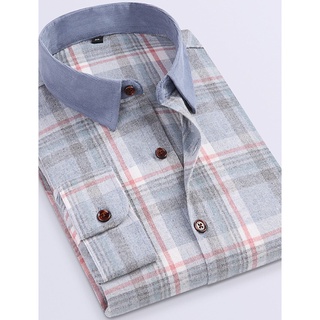 LZQ3 Men'S Shirt Other Prints Plaid Lattice Square Neck Casual Daily Collared Long Sleeve Tops Blue Pink Work(Stand Collar Personality Buttoned Stripe Line Design)