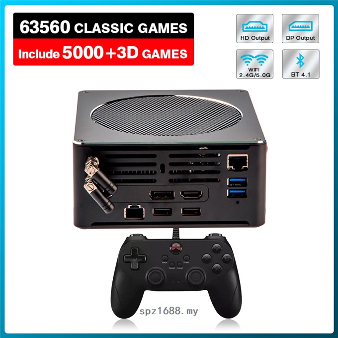 Newest video game console super console x mini pc box built-in 63000 ...
