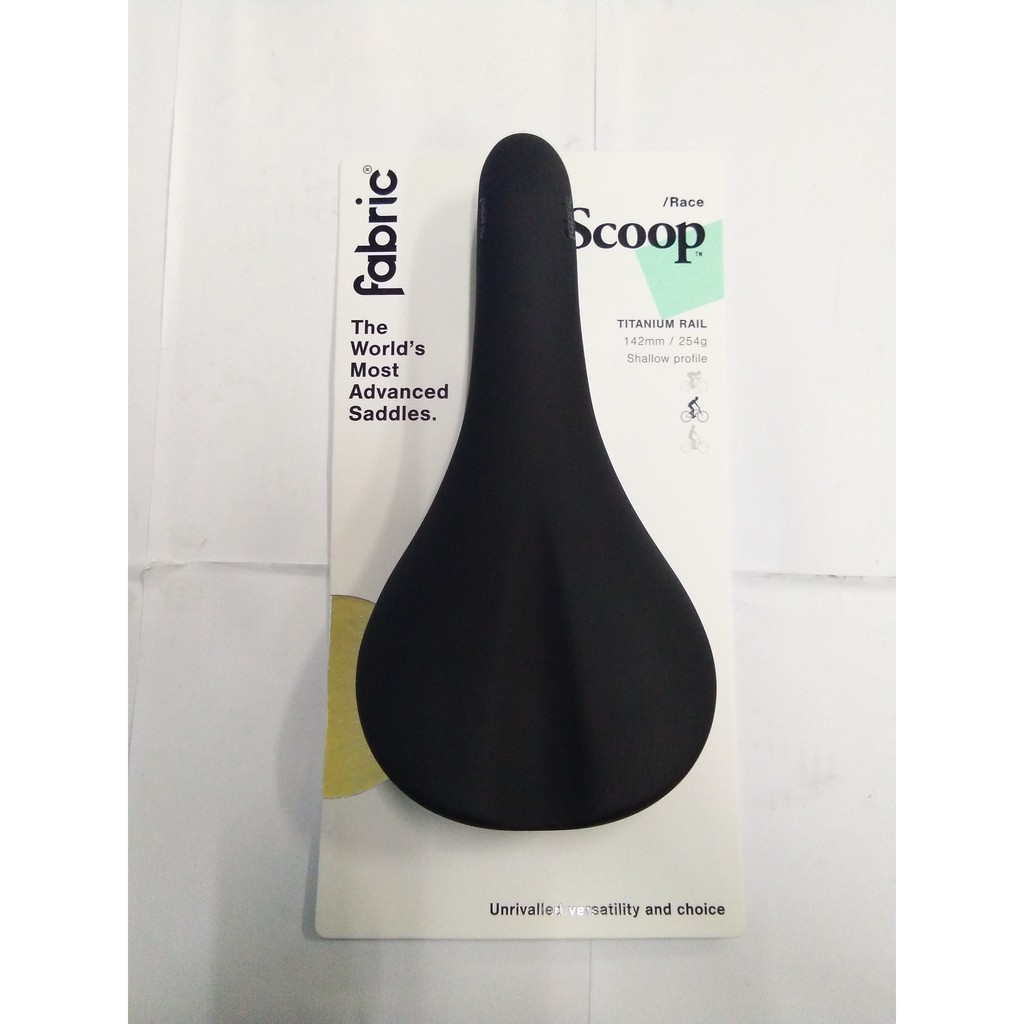 fabric scoop titanium saddle