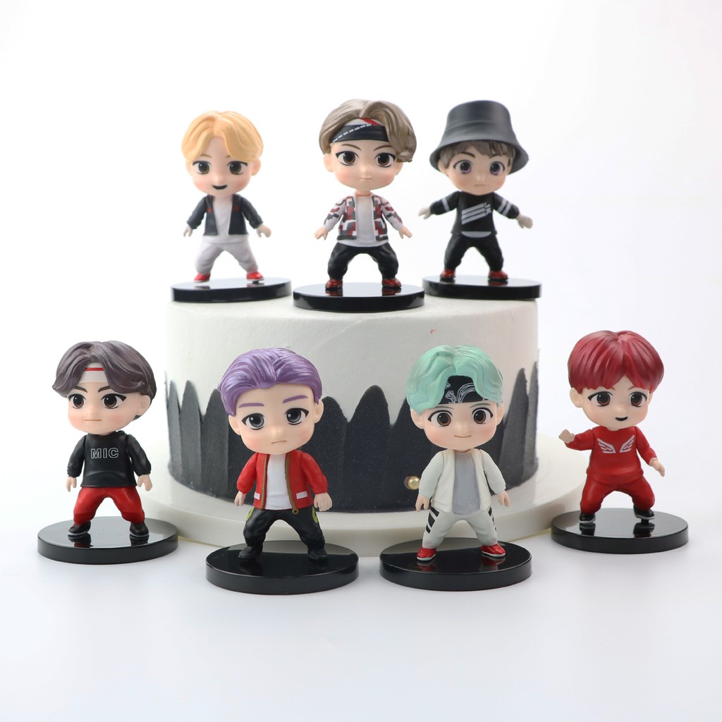KPOP BTS TinyTAN Figure MIC DROP PVC 