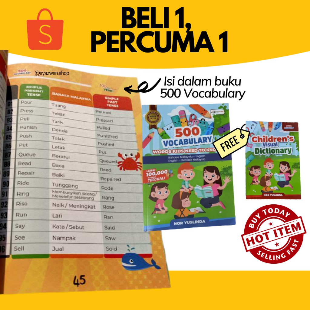 500 Vocabulary Bahasa Inggeris Bahasa Melayu Misi Kuasai English 