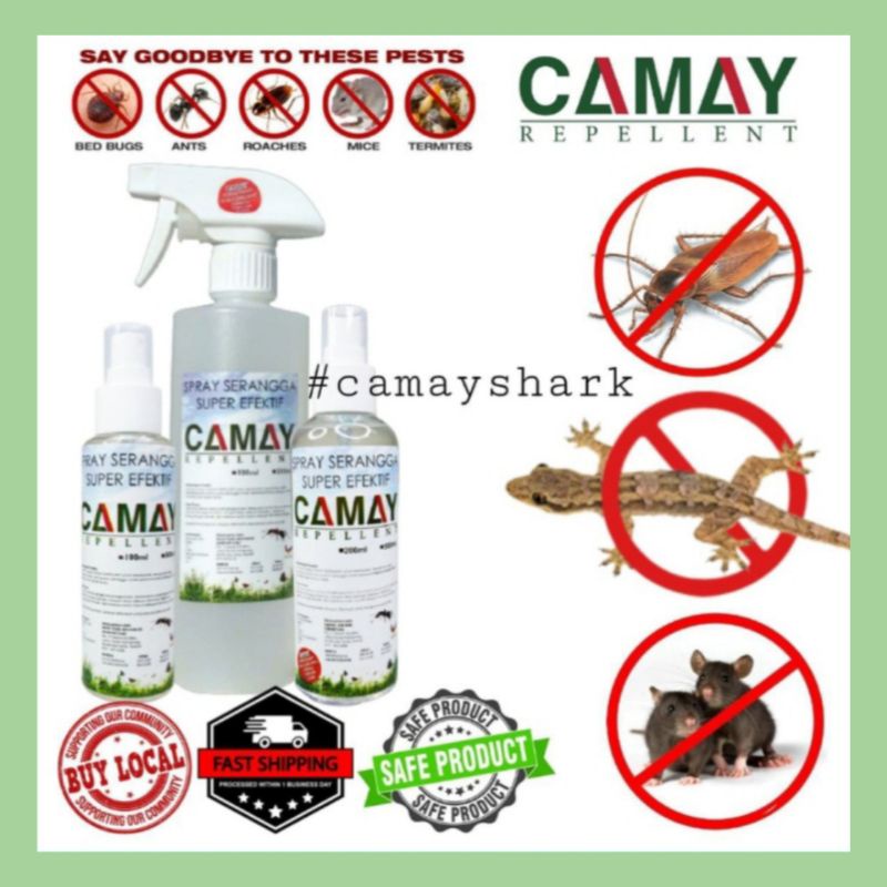 SPRAY PENGHALAU SERANGGA CICAK DAN TIKUS /INSECT ,RAT AND LIZARD REPELLENT NATURAL PESTICIDES
