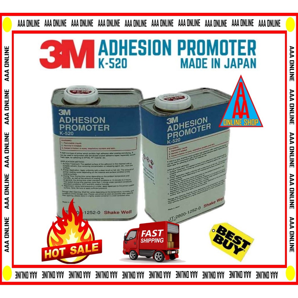 3M Remover Adhesion Promoter Primer K520 Cleaning [1 Liter] Shopee