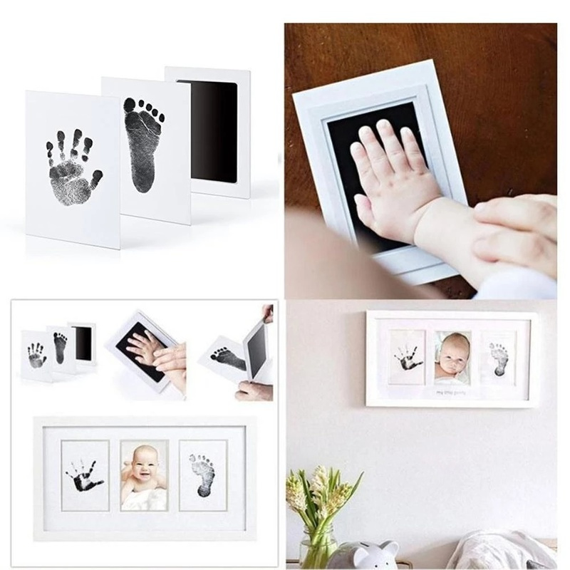 Multi Must Baby Footprint Print Safe Non-Toxic Ink Pad Sets/ Newborn Disposable Clay Keepsakes/ Cat Dog Paw Prints In... - Image 2