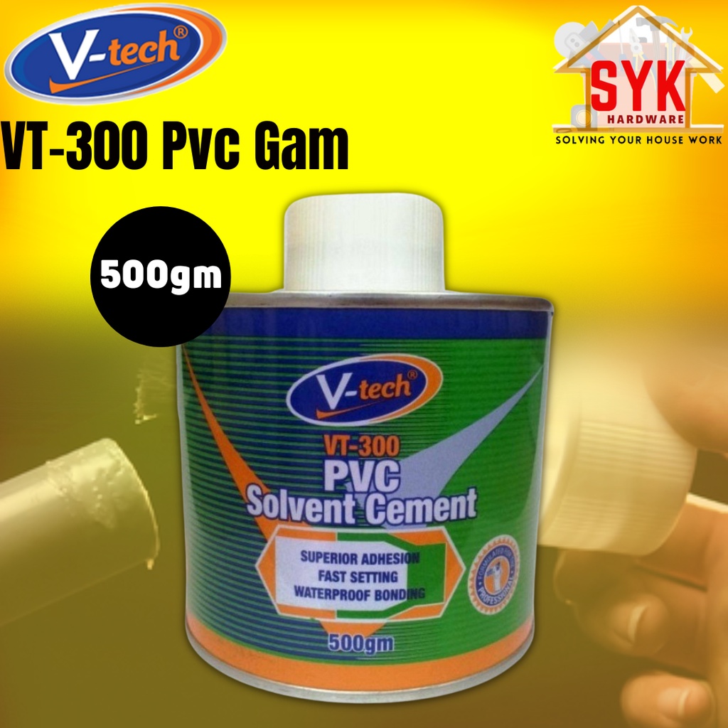 SYK V-tech VT-300 Pvc Gam / PVC gum Solvent Cement Glue Water Pipe ...