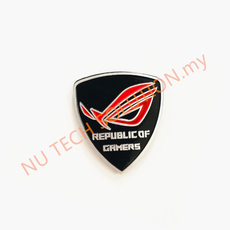 ASUS ROG Computer Case Label / Badge / Metal Sticker / Logo 35mm * 40mm