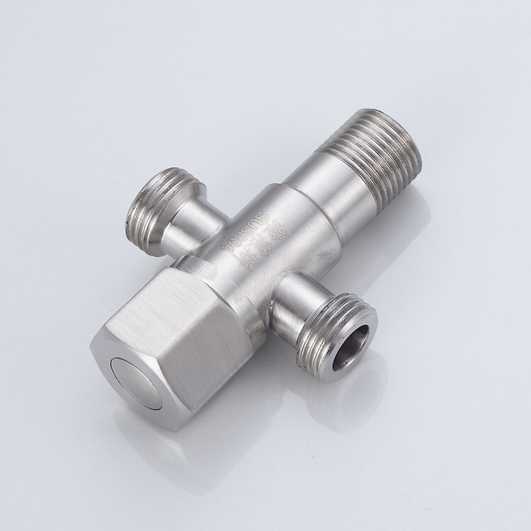 SUS 304 3Way Angle Control Stop Valve 1/2 inch(15mm) Water Diverter Bathroom Faucet Shopee