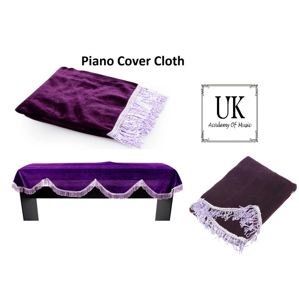 Piano Cover Cloth/ Keyboard Cloth (Purple) Shopee Malaysia