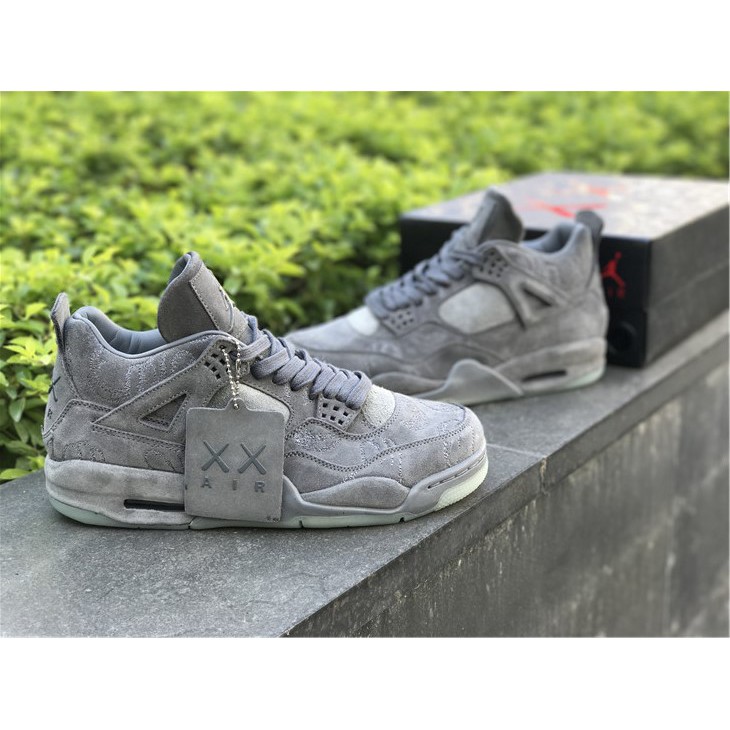 gray suede jordan 4