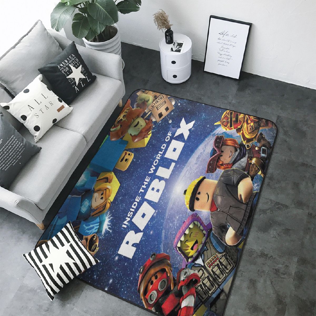 Inside The World Roblox Soft Carpet Modern Area Rug Throw Rugs Floor Pad Rugs Yoga Mat Home Decor For Kitchen Living Bedroom Playing Room 80 X 58 Inch Shopee Malaysia - rug roblox