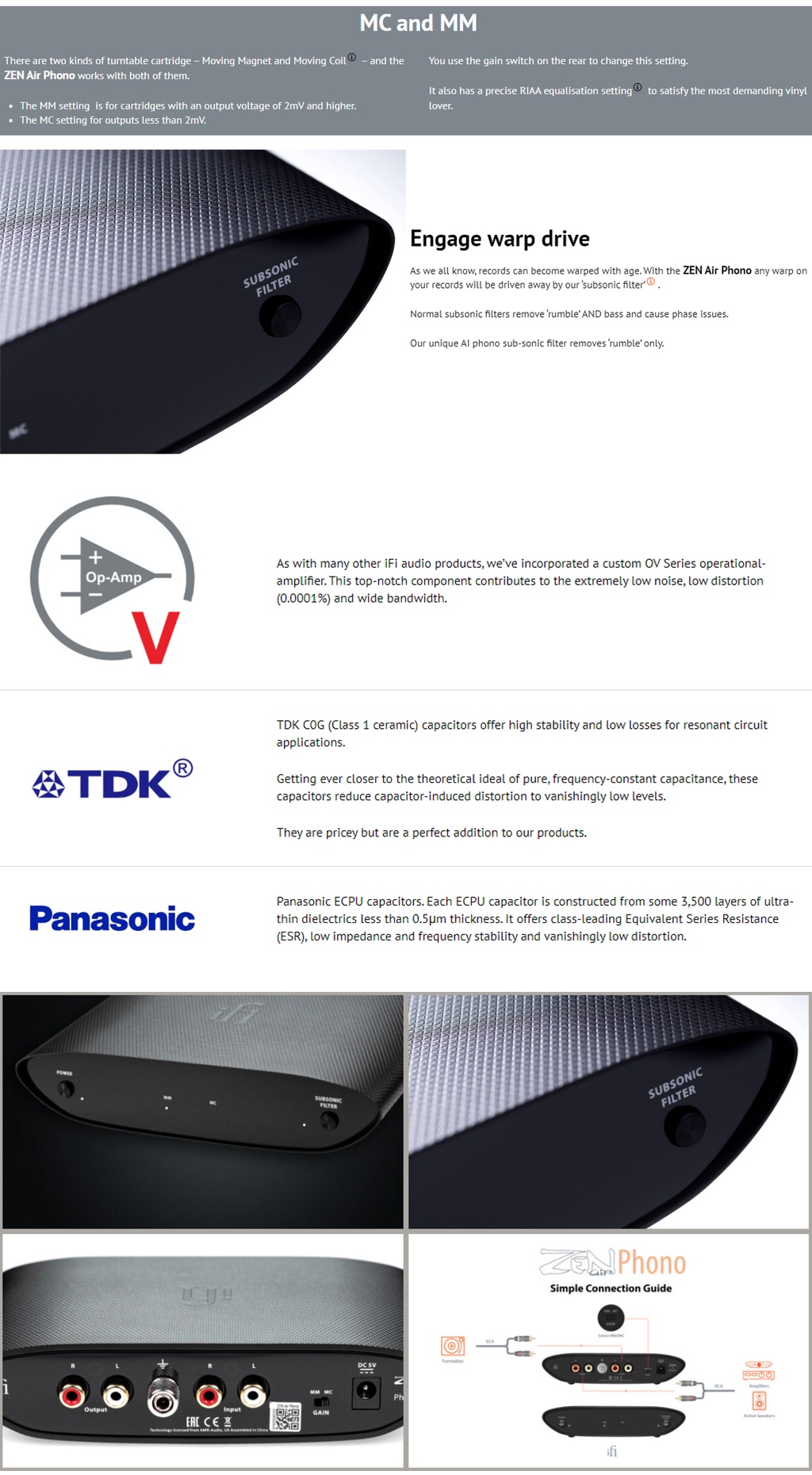 iFi Zen Air Phono External Turntable Preamplifier Phono preamp