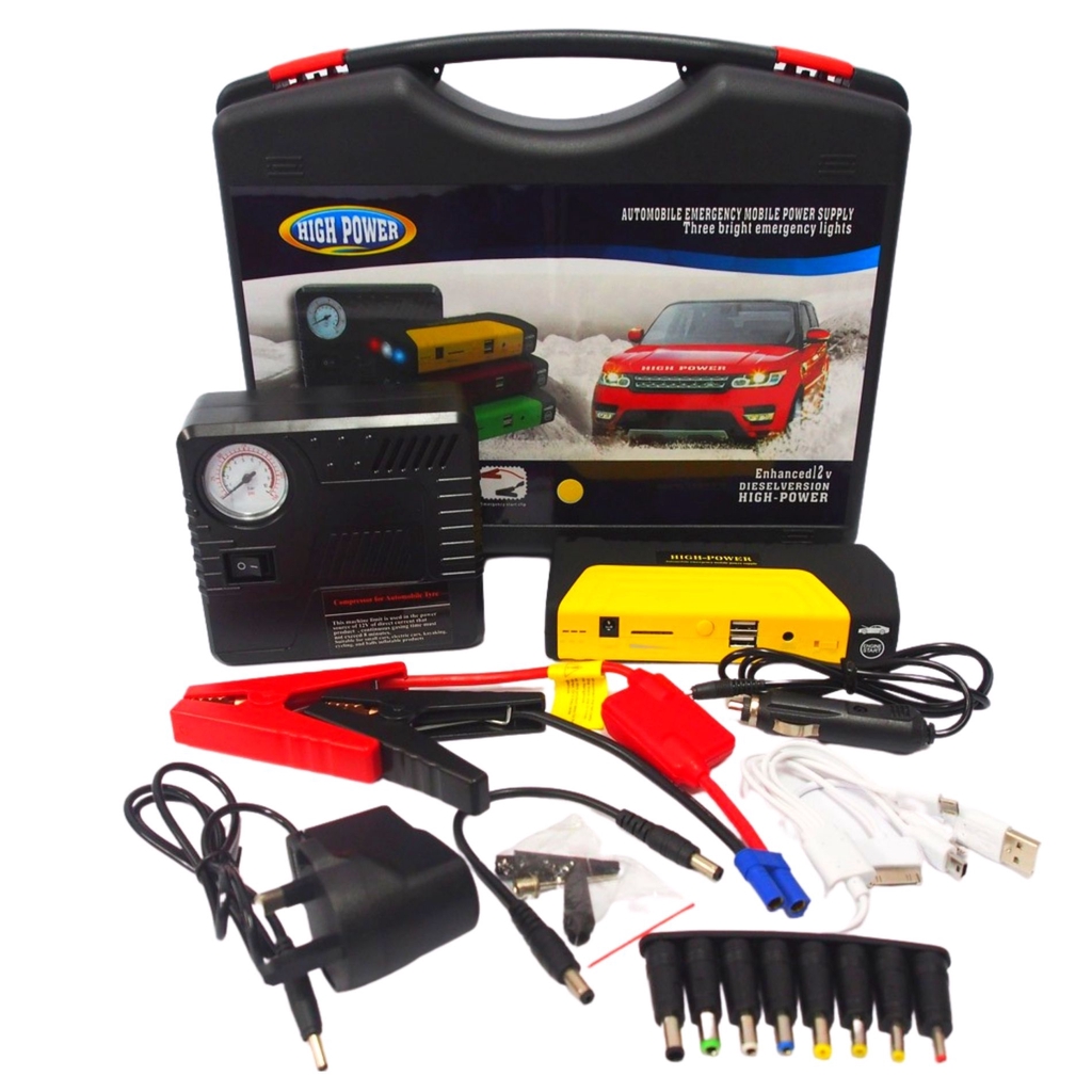 TM15A Multifuction Jump Starter Automobile Emergency Mobile Power Bank Car Jump Start 16800mAh ( With Pump / No Pump )