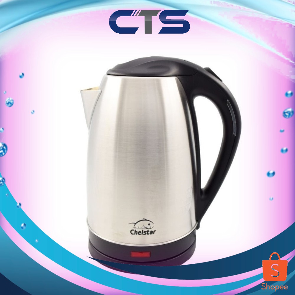 Chelstar 2.5L Stainless Steel Electric Jug Kettle SK-25  Shopee 