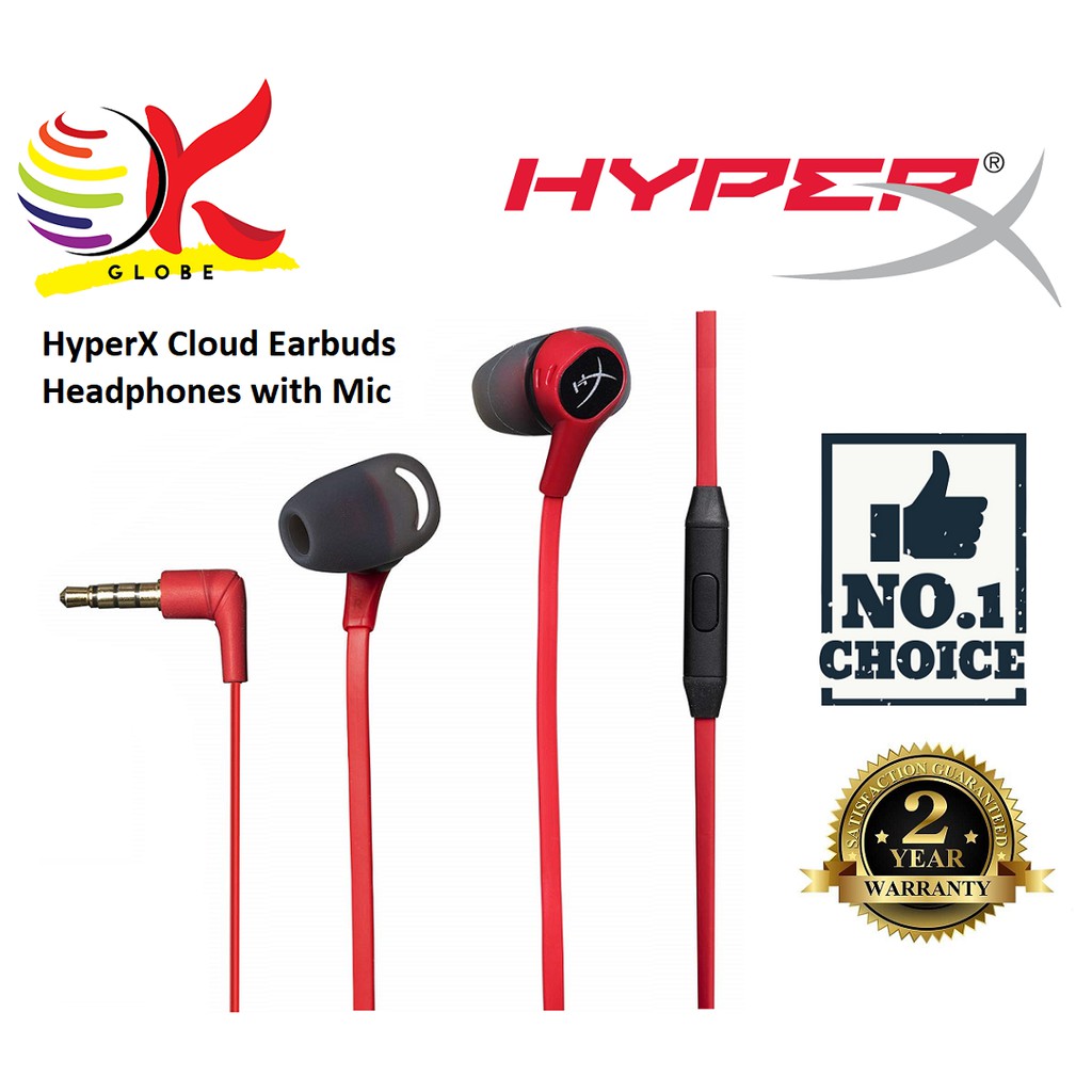 HYPERX HYPERX WIRED CLOUD EARBUDS GAMING HEADPHONE WITH IN LINE