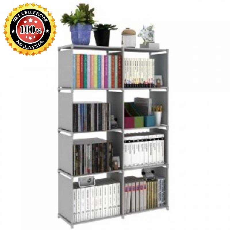 Rak Buku Bertingkat Almari Buku Murah Kabinet Buku Book Storage Rack Cabinet Book Shelf 5 Tier Asy Creative Solution Shopee Malaysia
