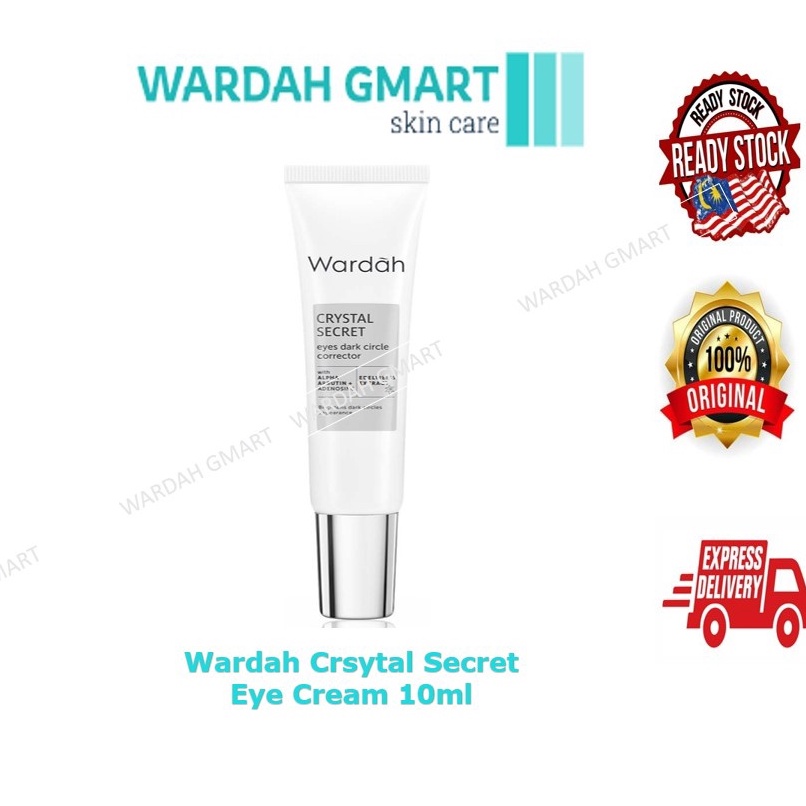 Wardah Crystal Secret Brightening Eye Cream 10ml [Ready Stock] Shopee