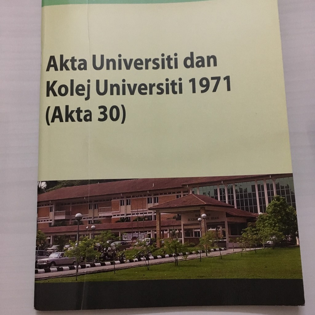 Akta Universiti dan Kolej Universiti 1971 (Akta 30)  Shopee Malaysia