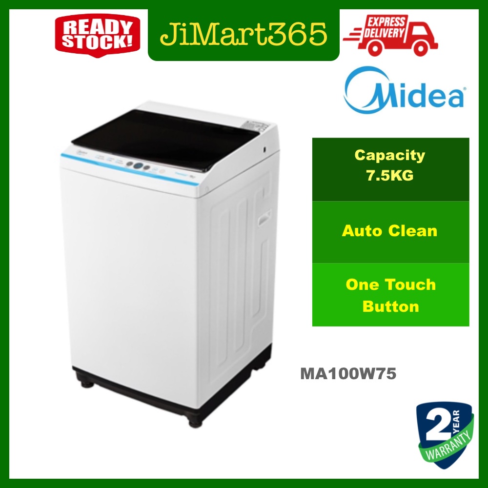 Midea 7.5KG Fully Auto Washing Machine Washer Mesin Basuh Midea